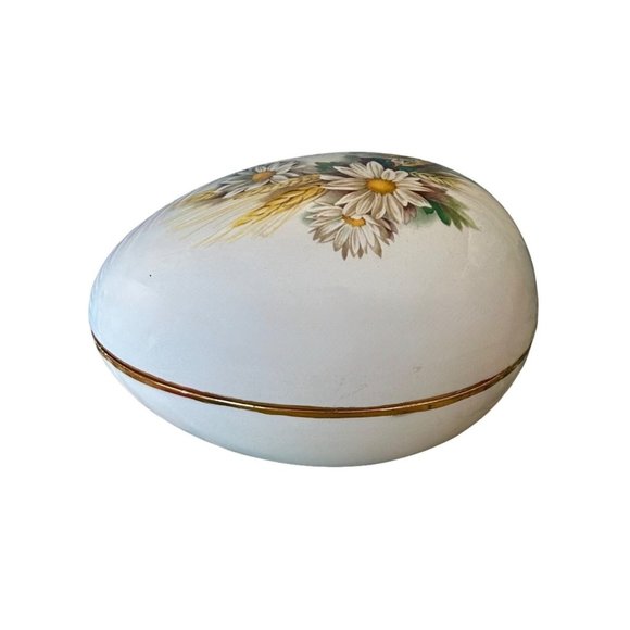 Vintage Ceramic Easter Egg Candy Dish - Signed by Bromwell - Picture 2 of 6